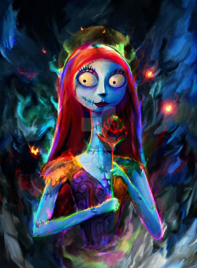 Nightmare Before Christmas. Sally by Ururuty on DeviantArt Nightmare Before Christmas Sally's Face