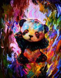 cute panda by Ururuty