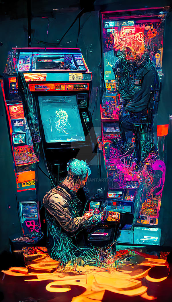 Arcade gamer by Ururuty on DeviantArt