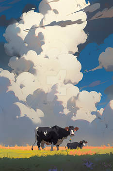 Cows and clouds