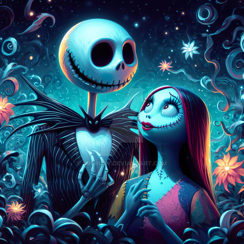 Nightmare Before Christmas Jack and Sally by Ururuty on DeviantArt Nightmare Before Christmas Jack And Sally