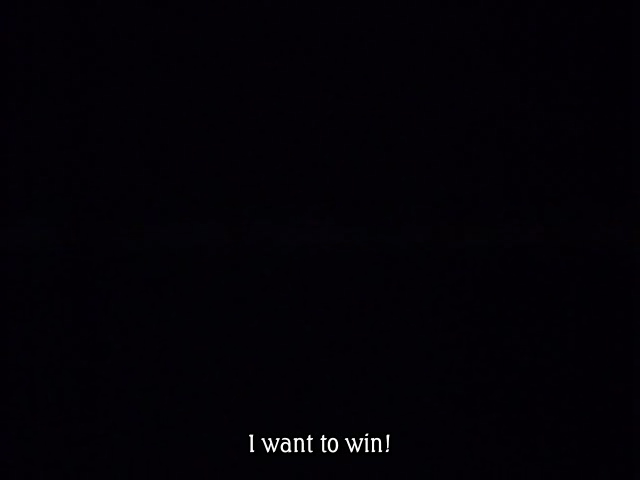 I want to win!