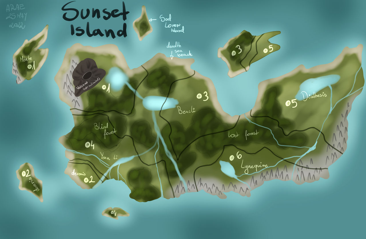 Sunset Addition Map SSI | Sunset lsland Map by CheshireITZY on DeviantArt