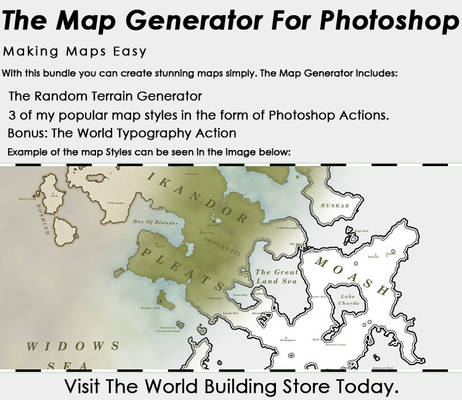 Vancano's Map Generator for Photoshop