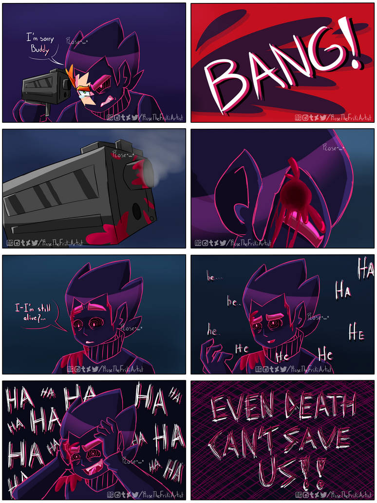 Corrupted Pico Tried To Kill Himself By Rosethefrikiartist On Deviantart