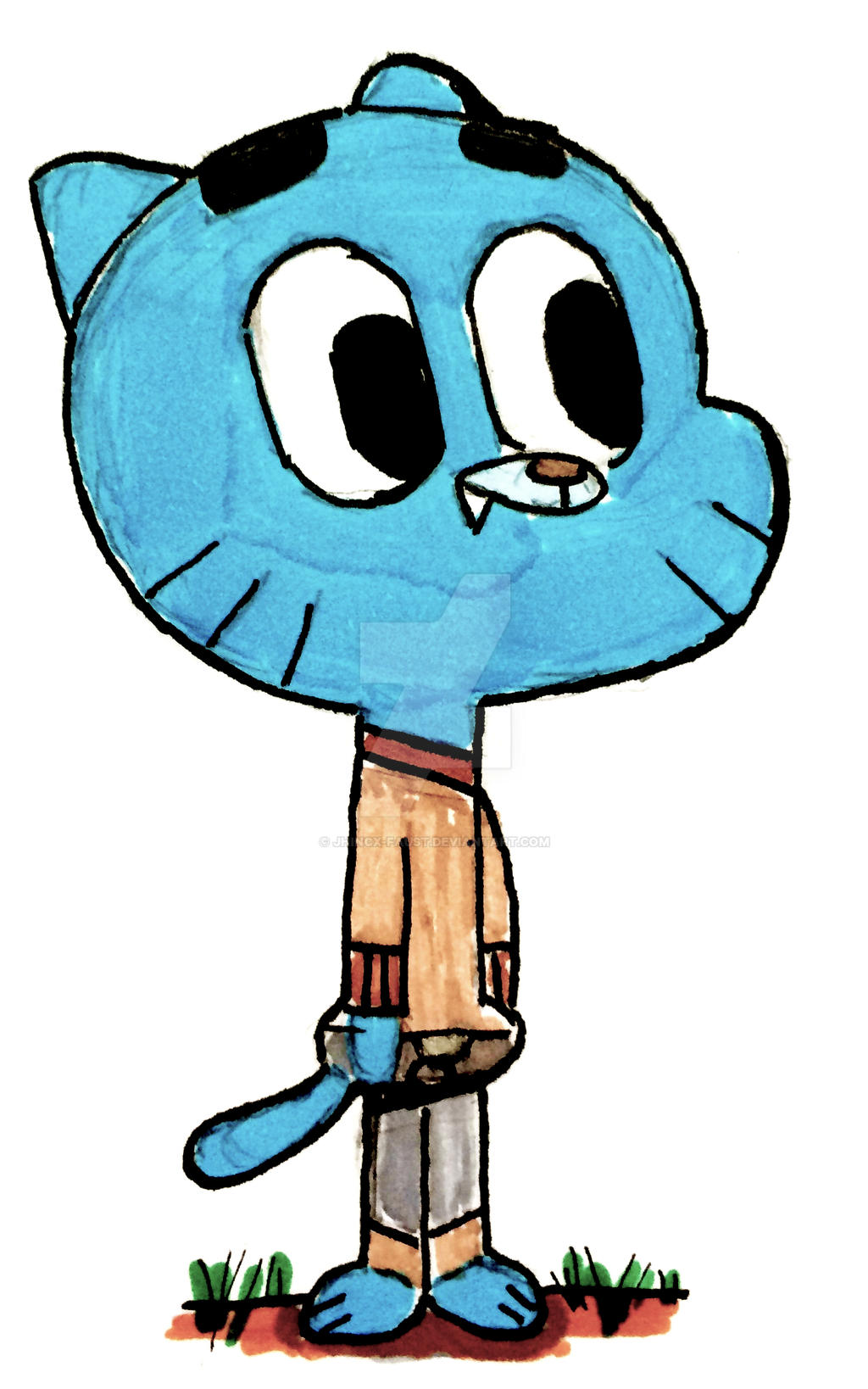 Gumball Watterson By Jhincx Faust On DeviantArt gumball-watterson-by-jhincx-faust-on-deviantart