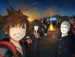 The Boys go Camping - KH3 x FFXV x DMCV