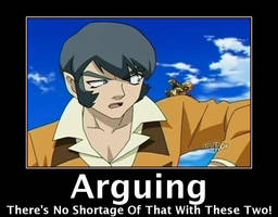 Arguing...