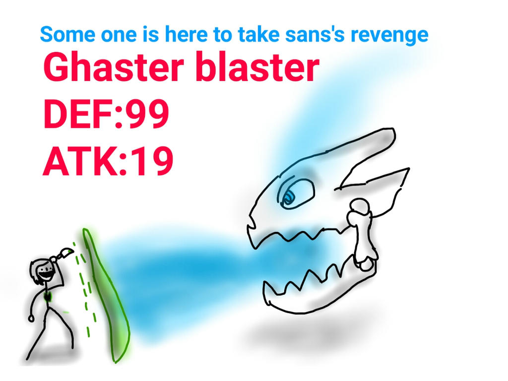 Ghaster Blaster VS Chara by undercraftplaze on DeviantArt