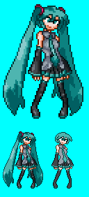 V2 - Hatsune Miku Pixel Art by ElMarioJR on DeviantArt V2 - Hatsune Miku Pixel Art by ElMarioJR on DeviantArt