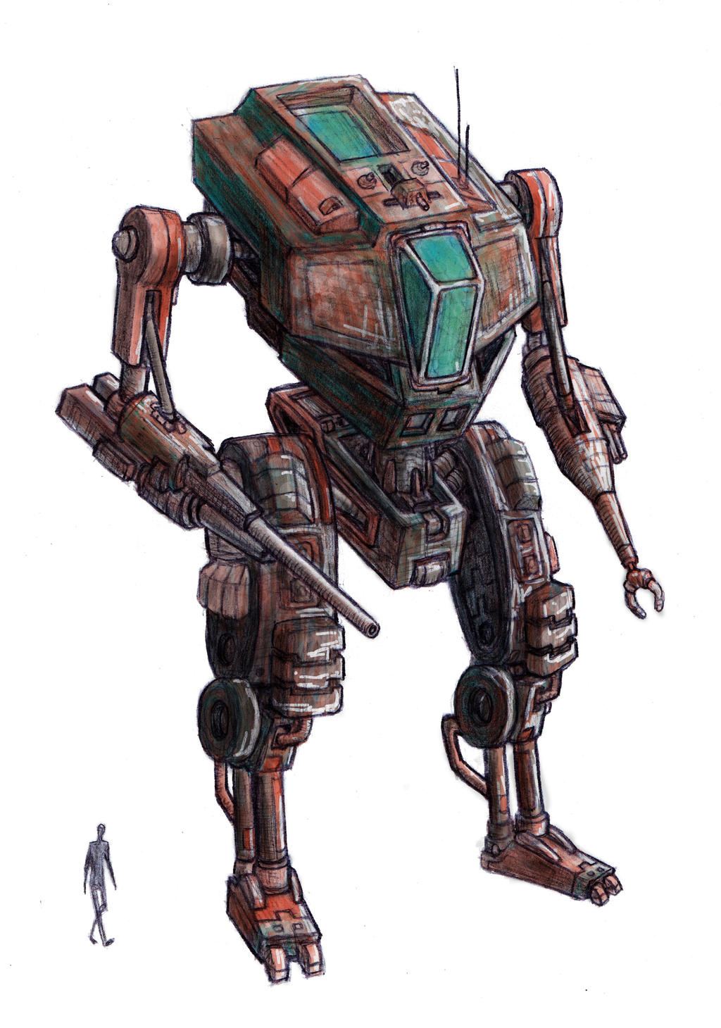 Oxidized Copper Mech