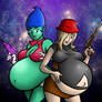 Martha and Flintlass in BELLIES IN SPACE