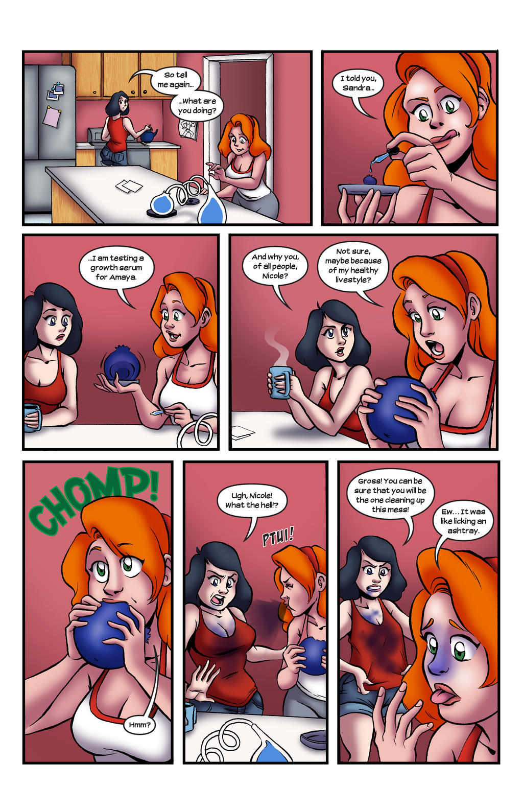 Commission: She Berried Me With Science, Page 1