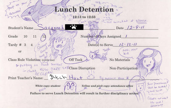 Lolwut? Detention?