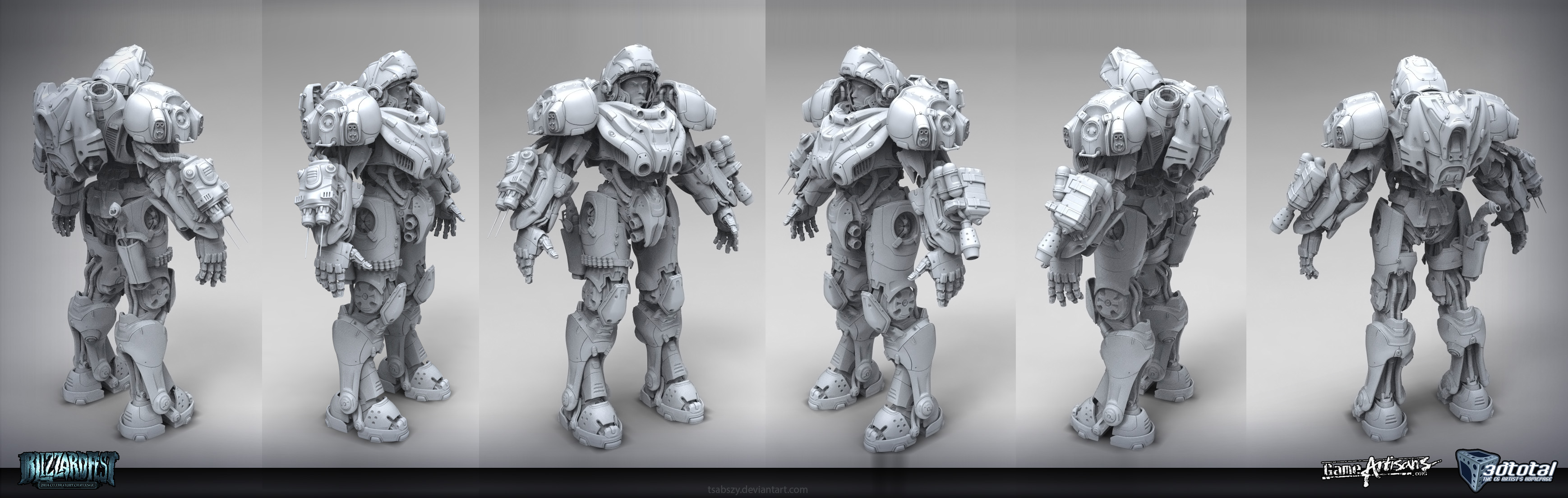 BlizzFest Contest Wip - Medic Armor High Poly