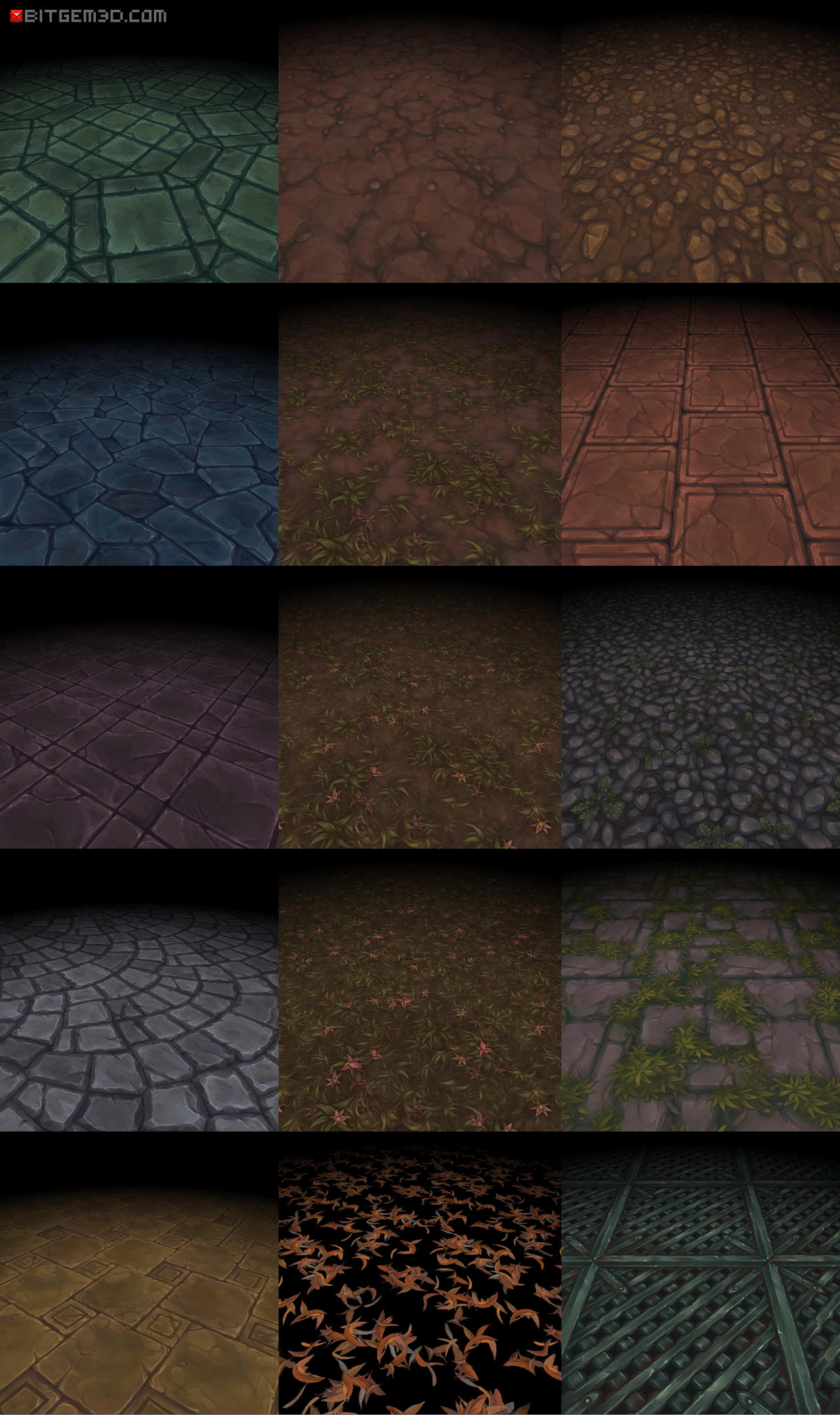 Bitgem Textures Vol.1-3 by tsabszy