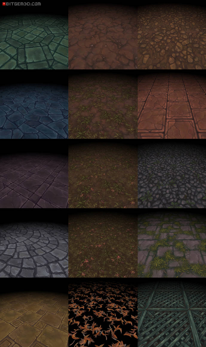 Bitgem Textures Vol.1-3 by tsabszy