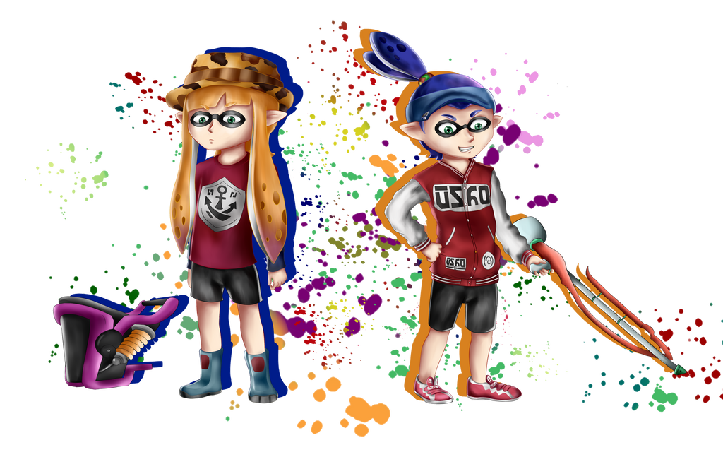 Splatoon Inklings by ZurenaChan on DeviantArt