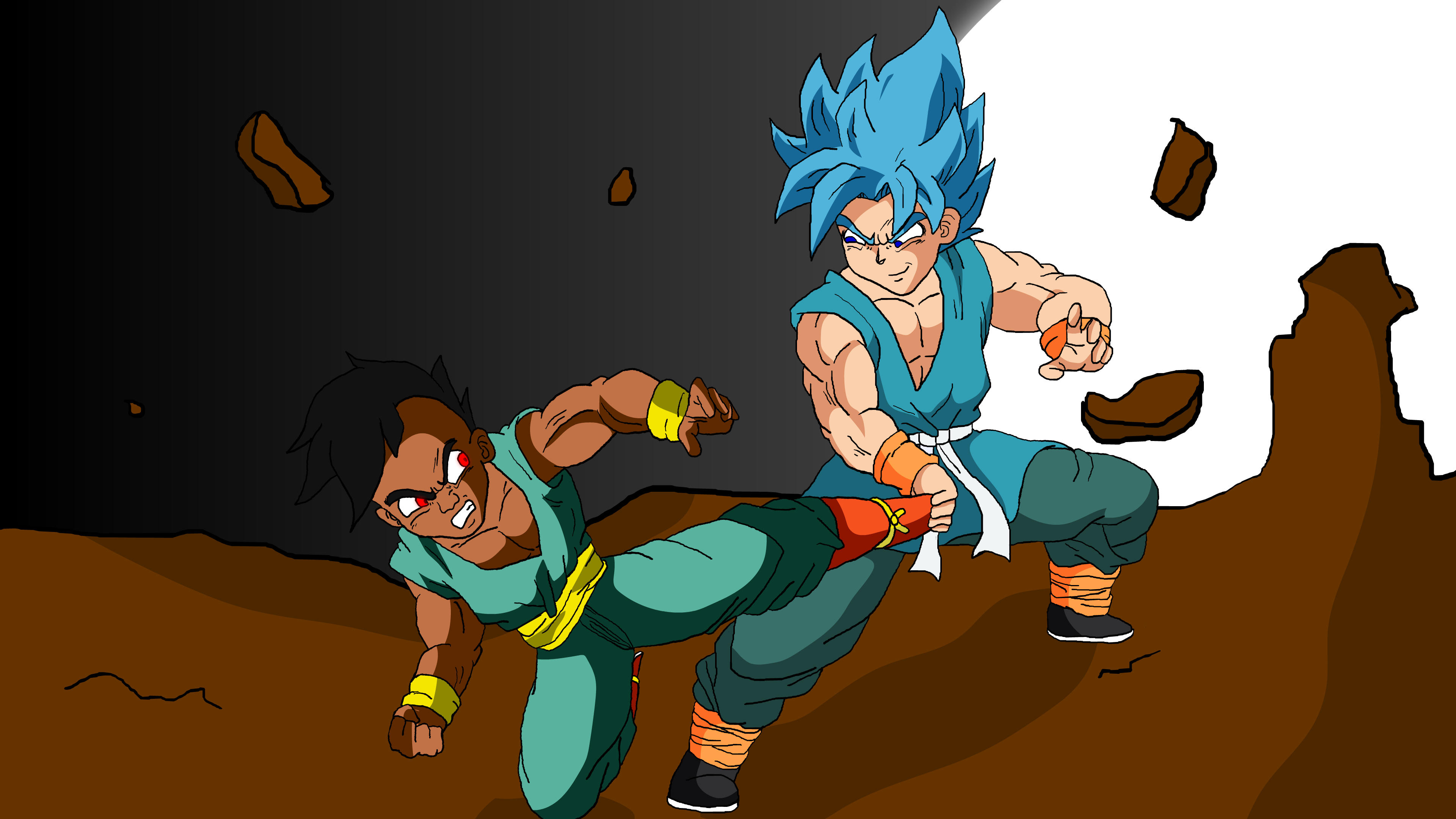 Goku and Uub by DarkLeon43 on DeviantArt Goku and Uub by DarkLeon43 on DeviantArt