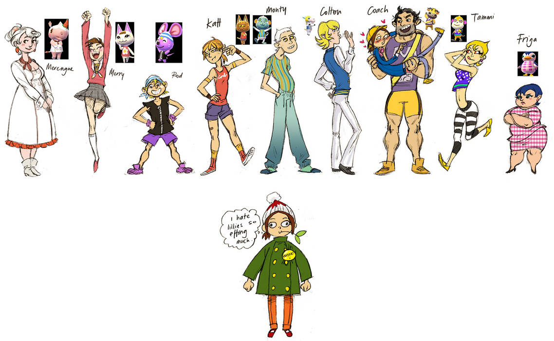 ACNL Villagers by french-teapot on DeviantArt