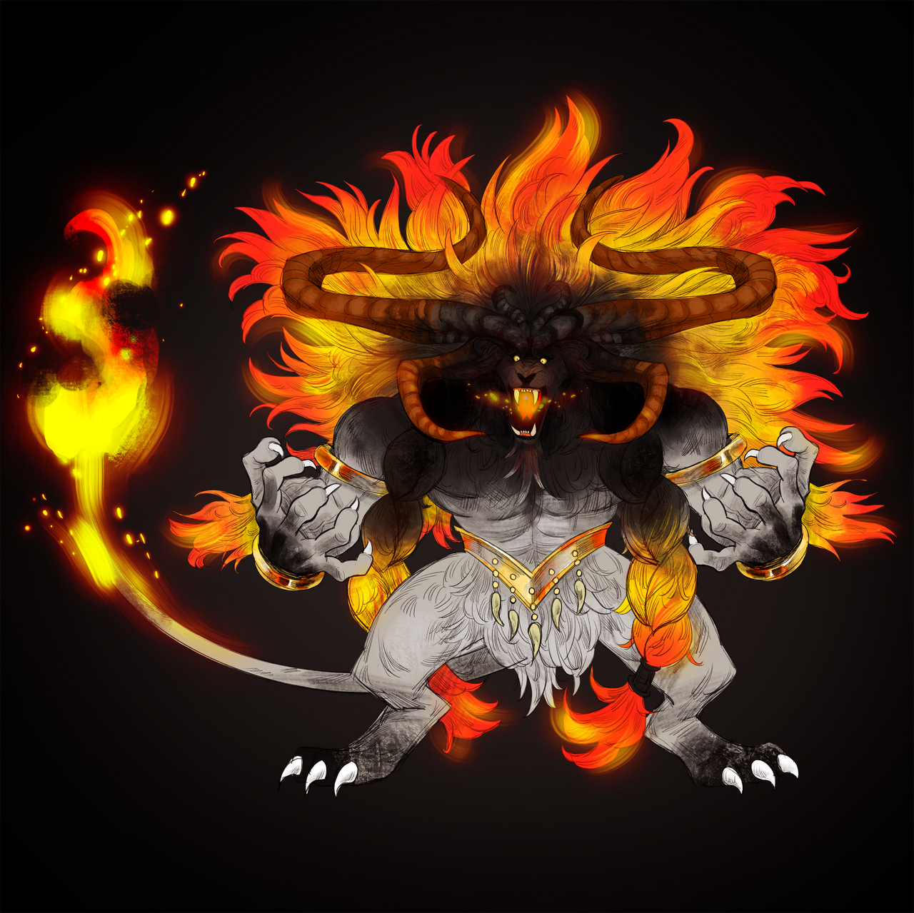 Ifrit Sticker Ifrit by french-teapot on DeviantArt