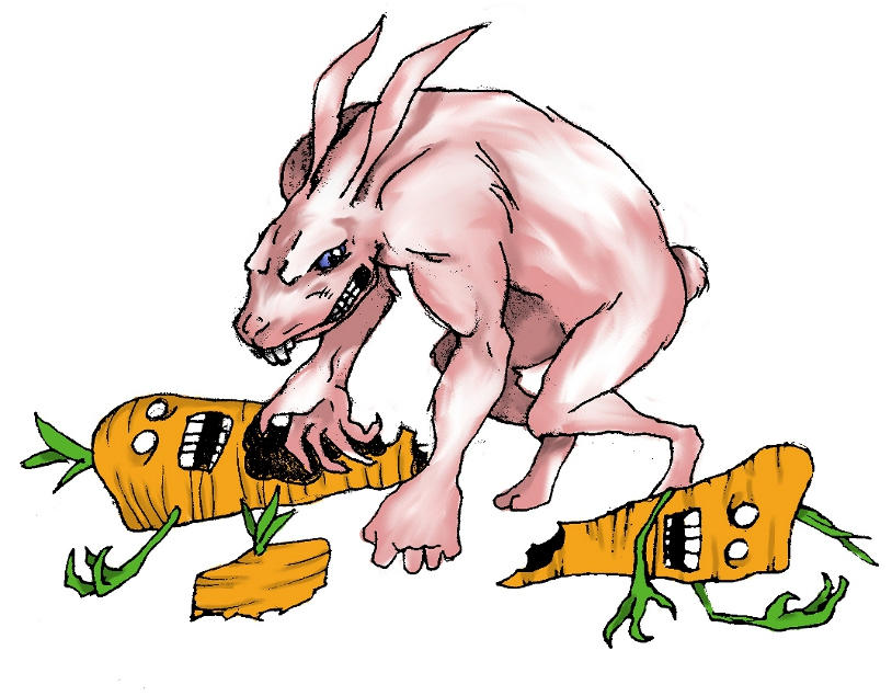 The Were Rabbit Drawing Were-Rabbit by FriscoFugly on DeviantArt