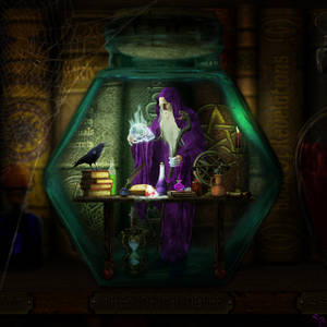 Wizard in a Bottle by IZSTEVE Wizard in a Bottle by IZSTEVE