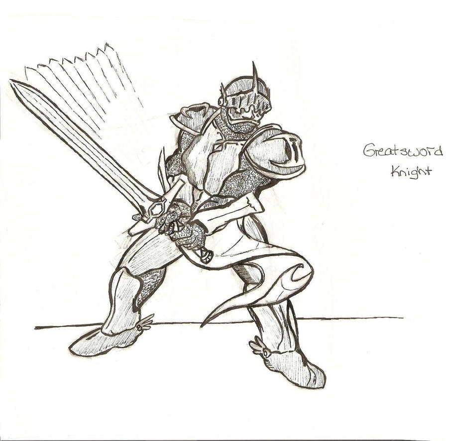 Greatsword Rangers Deviantart GreatSword Knight by Red-Paragon on DeviantArt