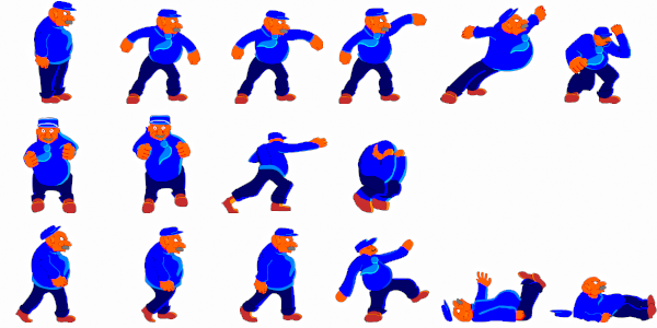 Bus Driver Sprite Sheet by Red-Paragon on DeviantArt