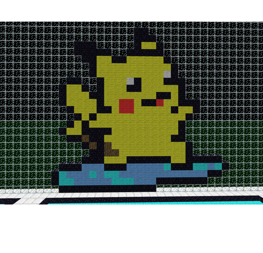 pikachu do minecraft - Desenho de sucrelhos - Gartic