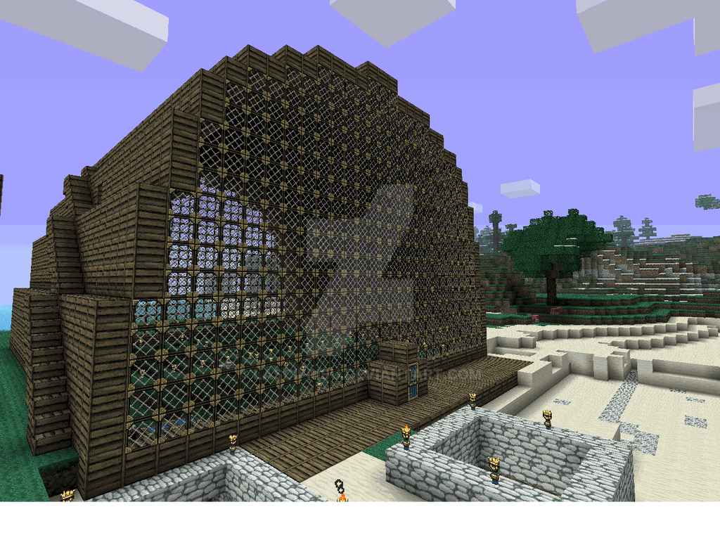Minecraft Greenhouse Minecraft Greenhouse