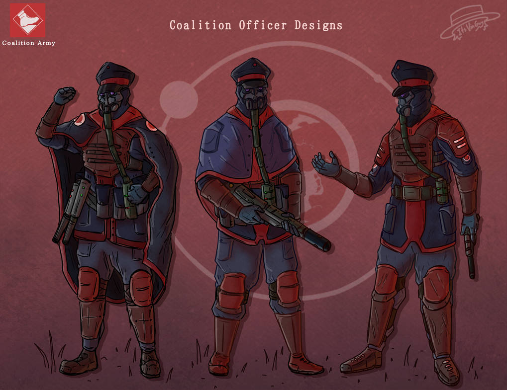 Coalition Officer Designs by ItsVinGuy on DeviantArt