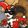 Harley Quinn sketch card