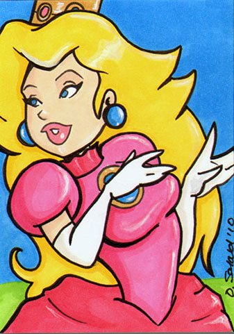 Princess Peach sketchcard