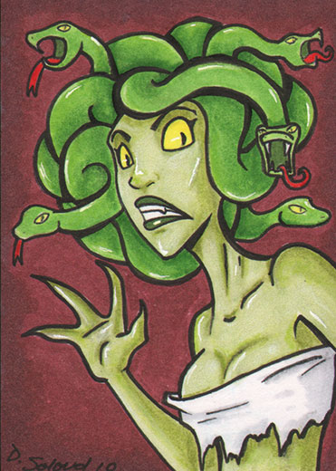 Medusa Sketchcard