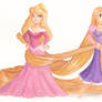 Aurora and Rapunzel