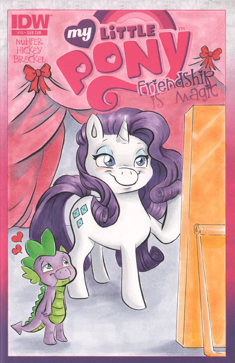 Rarity and Spike by dsoloud on DeviantArt