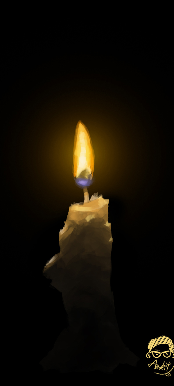 No33 Painting : candle