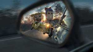 POP TEAM EPIC( with helmets, dirty window)