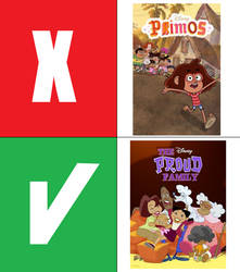 I prefer The Proud Family, Over Primos