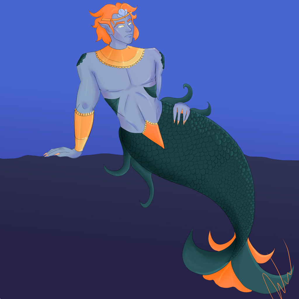 Merman Token Merman by GlimiSixpence on DeviantArt
