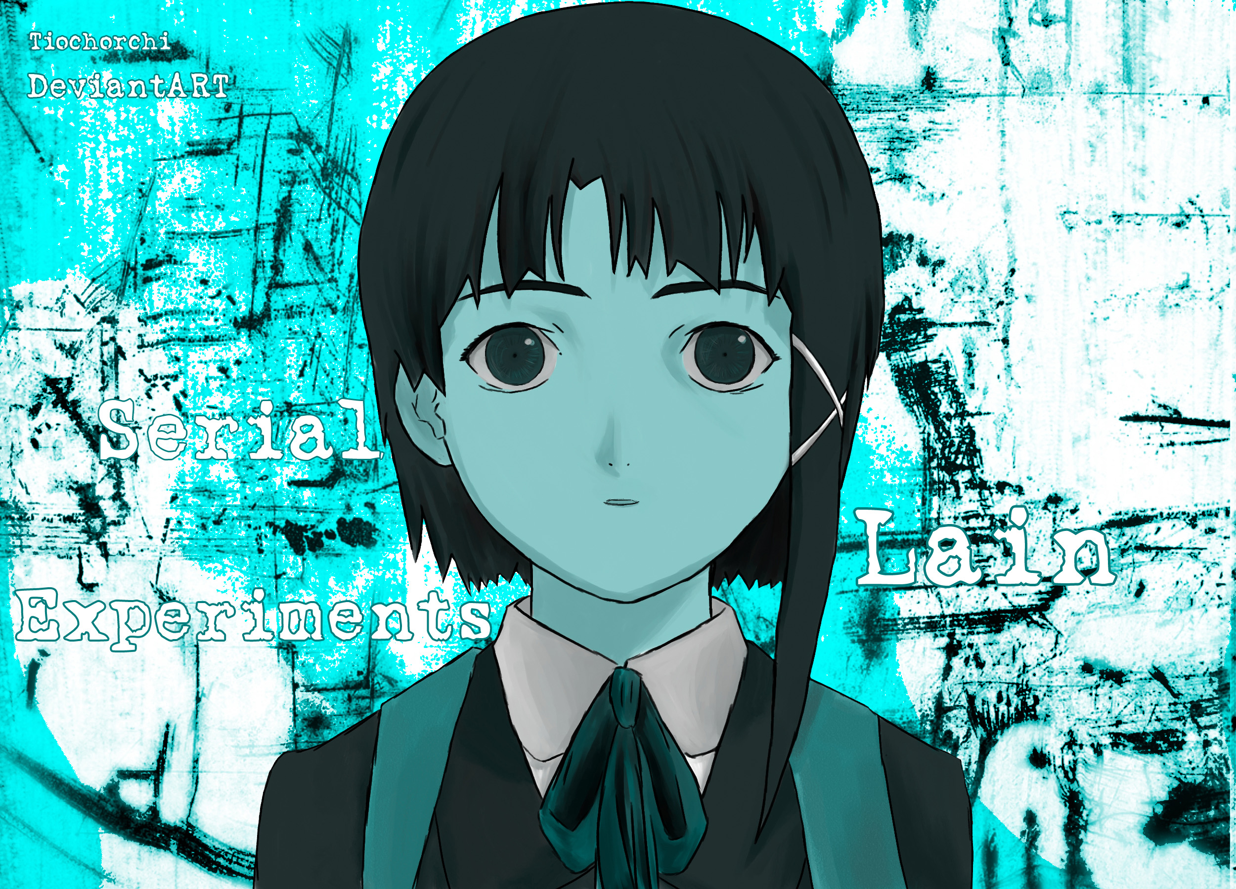 Blue Serial Experiments Lain By Tiochorchi On Deviantart