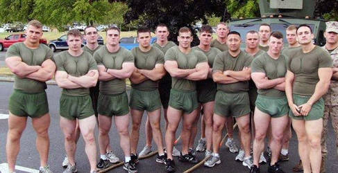 Musclemorphed Military Hunks4