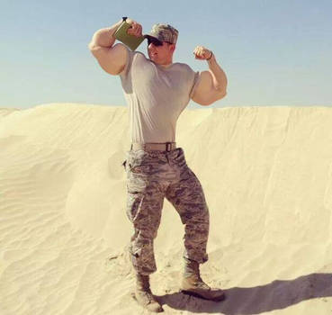 Musclemorphed Military Hunk4