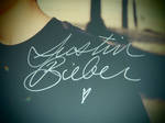 Justin Bieber Autograph by bluerosemoon1017