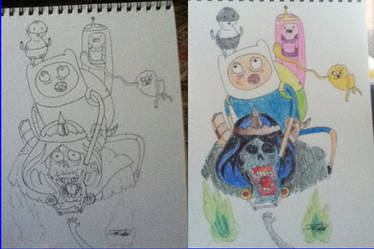Adventure Time before and after