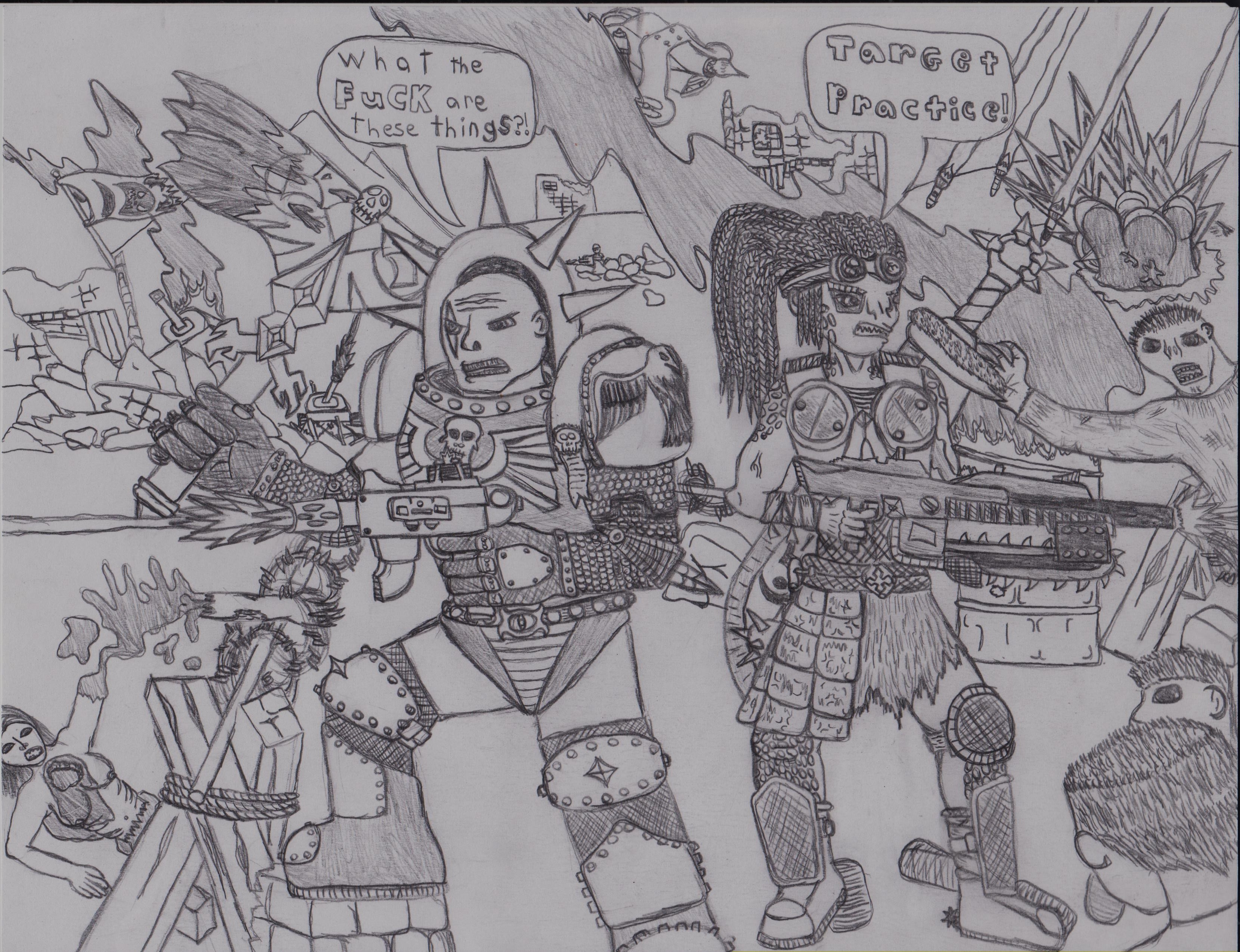 Gears of War and Warhammer 40k Crossover