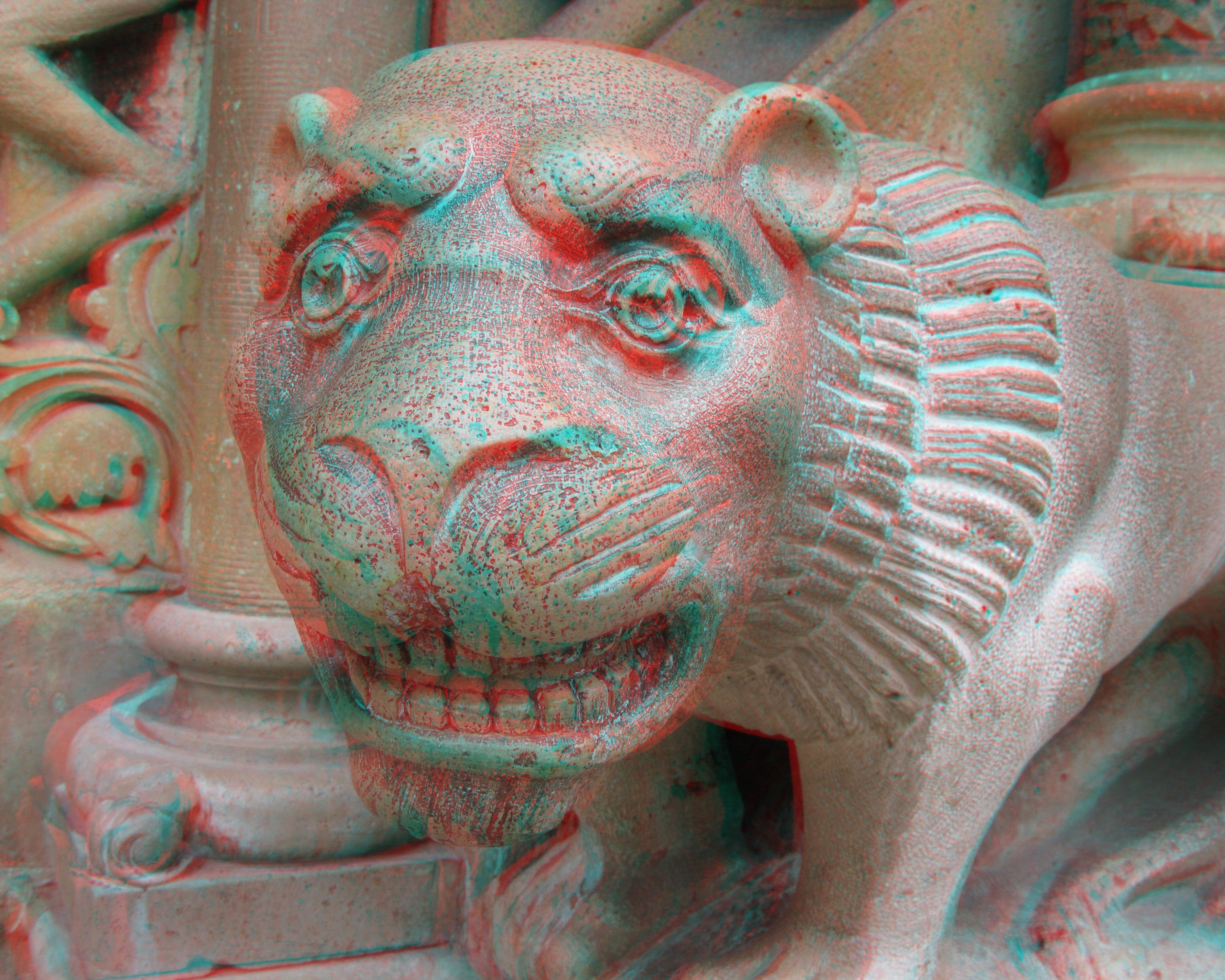 3D lion