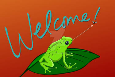 Frog greeting