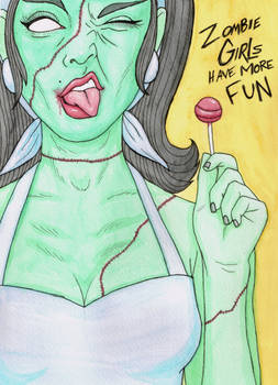 Zombie Girls Have More Fun (Redraw)